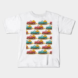 Pumpkin Truck Pattern Kids T-Shirt